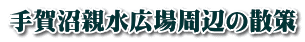 手賀沼親水広場周辺の散策